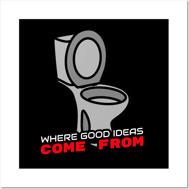 Funny toilet seat Wall Art by BB Funny Store